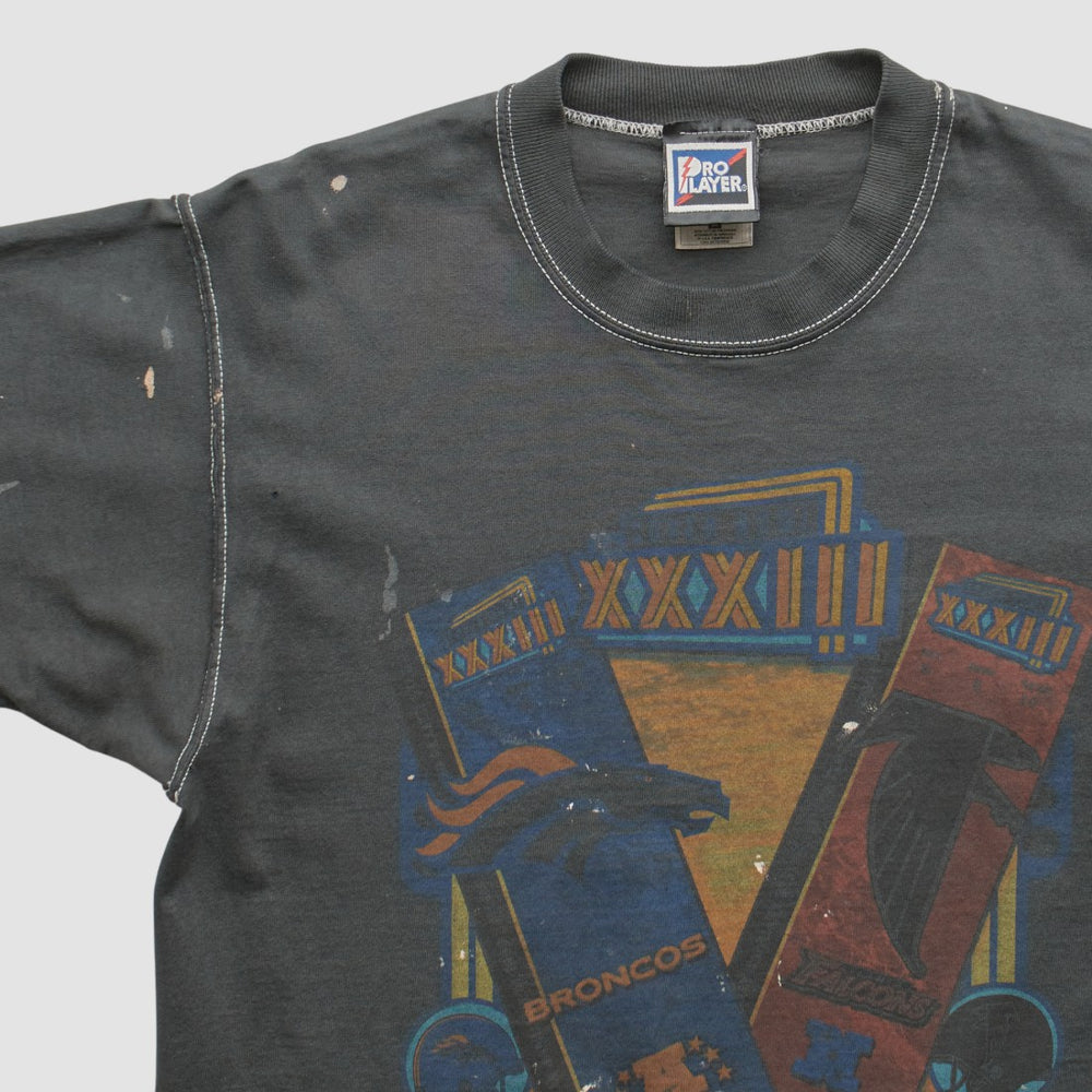 Fanatics Superbowl XXXIII Pro Player 1999 T-shirt Black Vintage