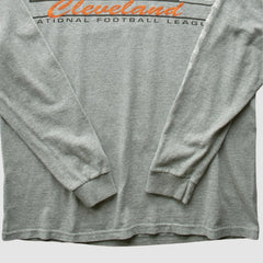 Fanatics Cleveland Browns NFL 2000s Long Sleeve T-shirt Heather Gray Vintage
