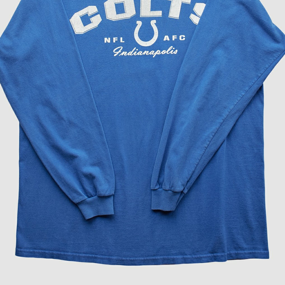 Fanatics Indianapolis Colts NFL 2000s Long Sleeve T-shirt Blue Vintage
