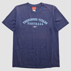 Fanatics Tennessee Titans Reebok 2000s T-shirt Navy Vintage