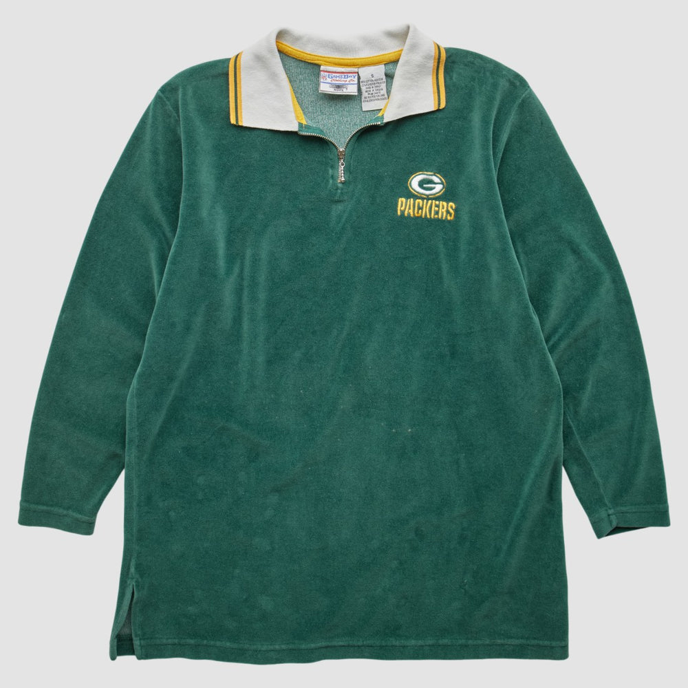 Fanatics Green Bay Packers Game Day Clothing 90s 1/4 Zip Sweatshirt Green Vintage