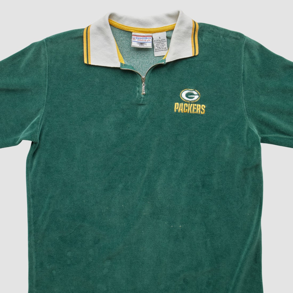 Fanatics Green Bay Packers Game Day Clothing 90s 1/4 Zip Sweatshirt Green Vintage