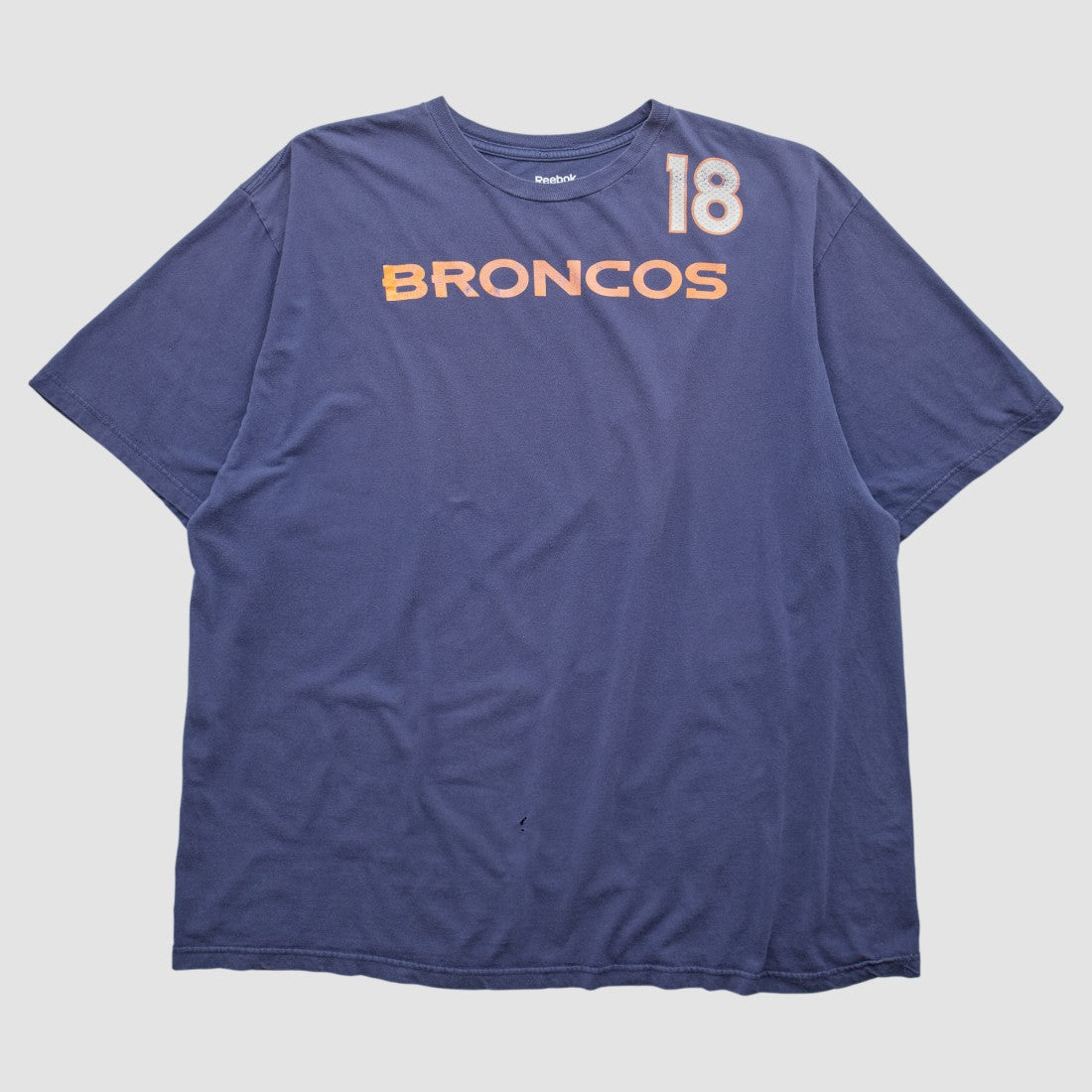 Fanatics Denver Broncos Reebok 2010s T-shirt Navy Vintage