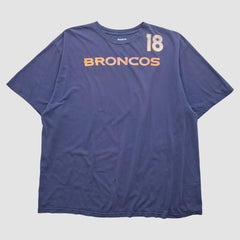 Fanatics Denver Broncos Reebok 2010s T-shirt Navy Vintage