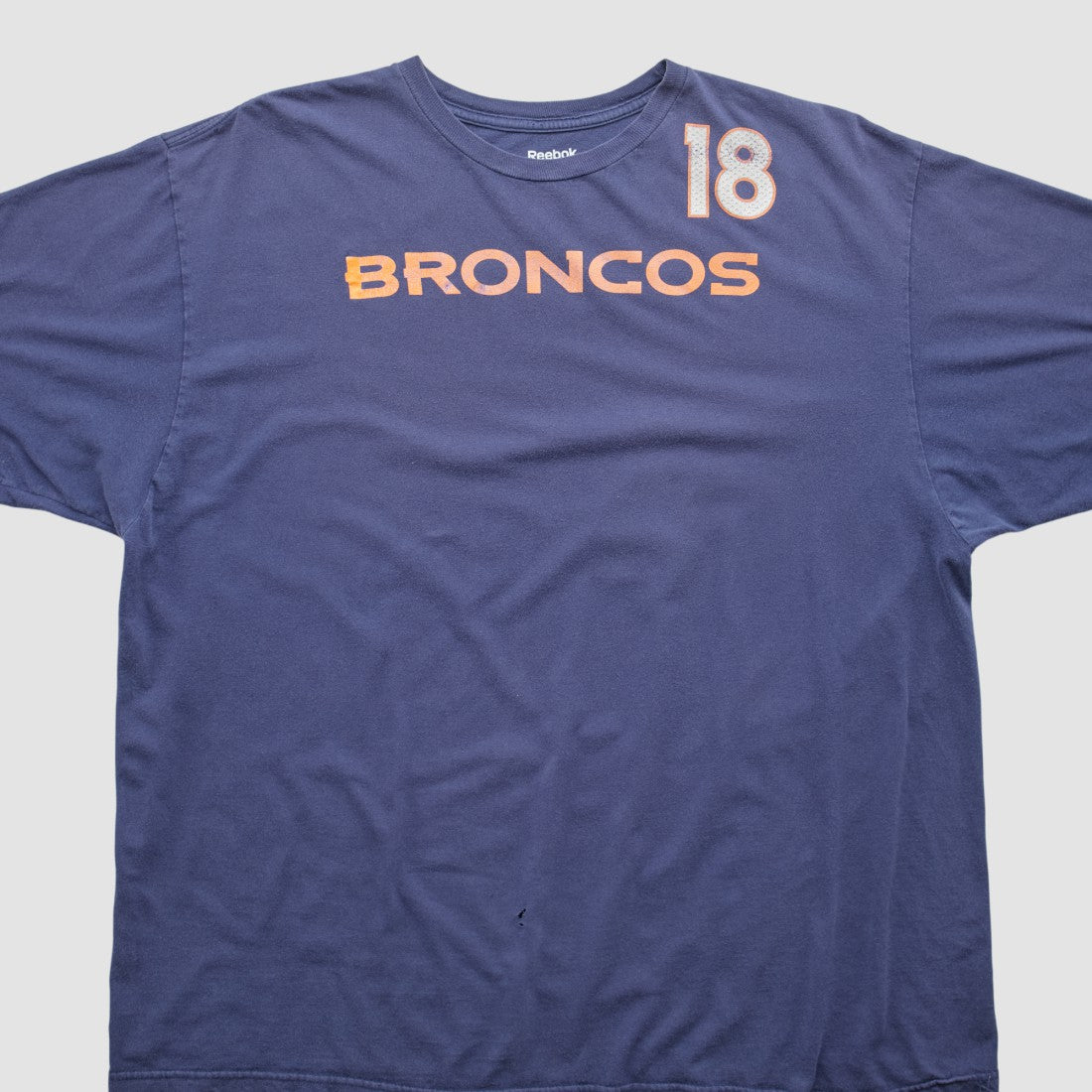 Fanatics Denver Broncos Reebok 2010s T-shirt Navy Vintage