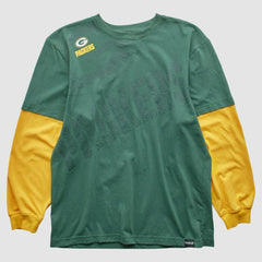 Fanatics Green Bay Packers 2000s Long Sleeve T-shirt Green Vintage