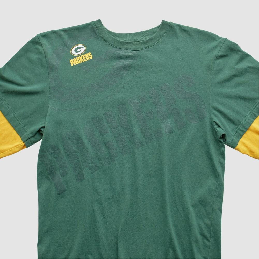 Fanatics Green Bay Packers 2000s Long Sleeve T-shirt Green Vintage
