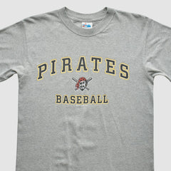 Pittsburgh Pirates Majestic 2000 T-shirt - Heather Gray - Vintage - Fanatics Online