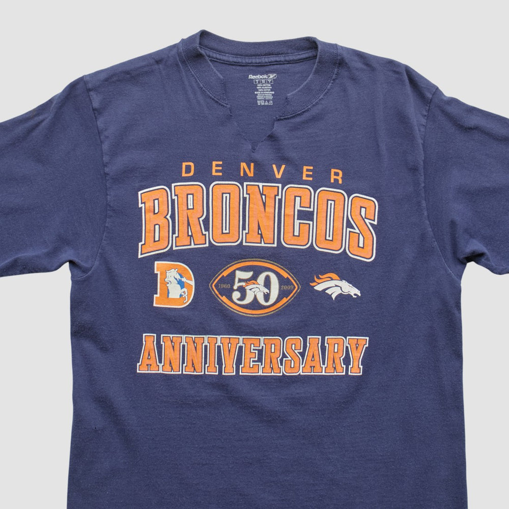 Fanatics Denver Broncos Reebok 2009 T-shirt Navy Vintage