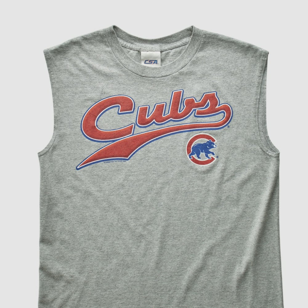Chicago Cubs CSA 2000s Tank - Heather Gray - Vintage - Fanatics Sale