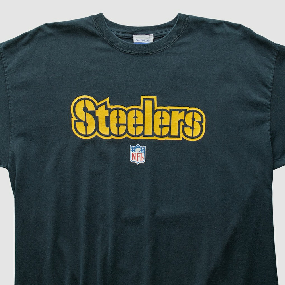 Fanatics Pittsburgh Steelers Reebok 2000s Long Sleeve T-shirt Black Vintage