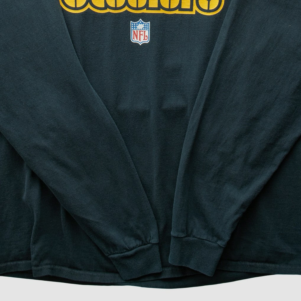 Fanatics Pittsburgh Steelers Reebok 2000s Long Sleeve T-shirt Black Vintage