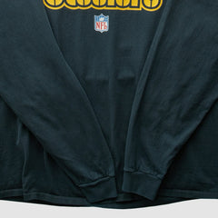 Fanatics Pittsburgh Steelers Reebok 2000s Long Sleeve T-shirt Black Vintage