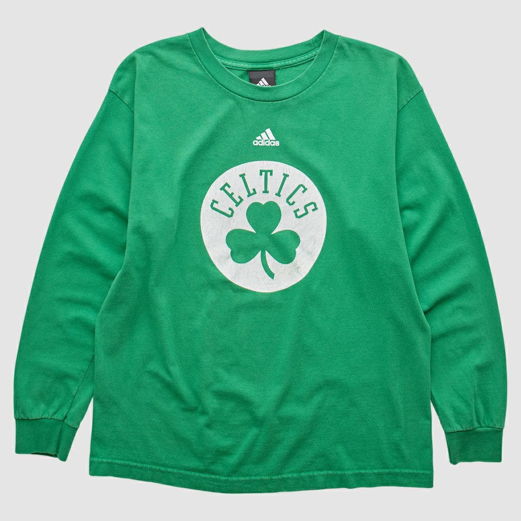 Boston Celtics 2010s Long Sleeve T-shirt Green Vintage | Adidas Lifestyle