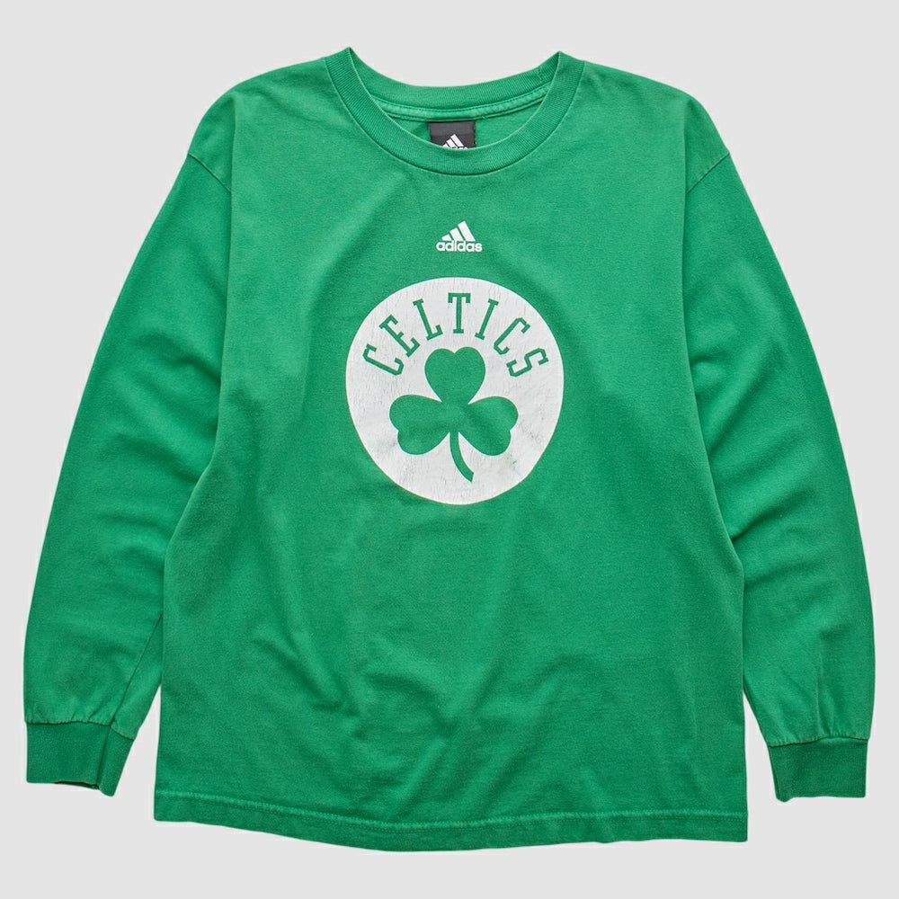 Boston Celtics 2010s Long Sleeve T-shirt Green Vintage | Adidas Lifestyle