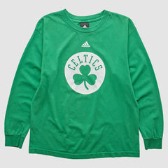 Boston Celtics 2010s Long Sleeve T-shirt Green Vintage | Adidas Lifestyle