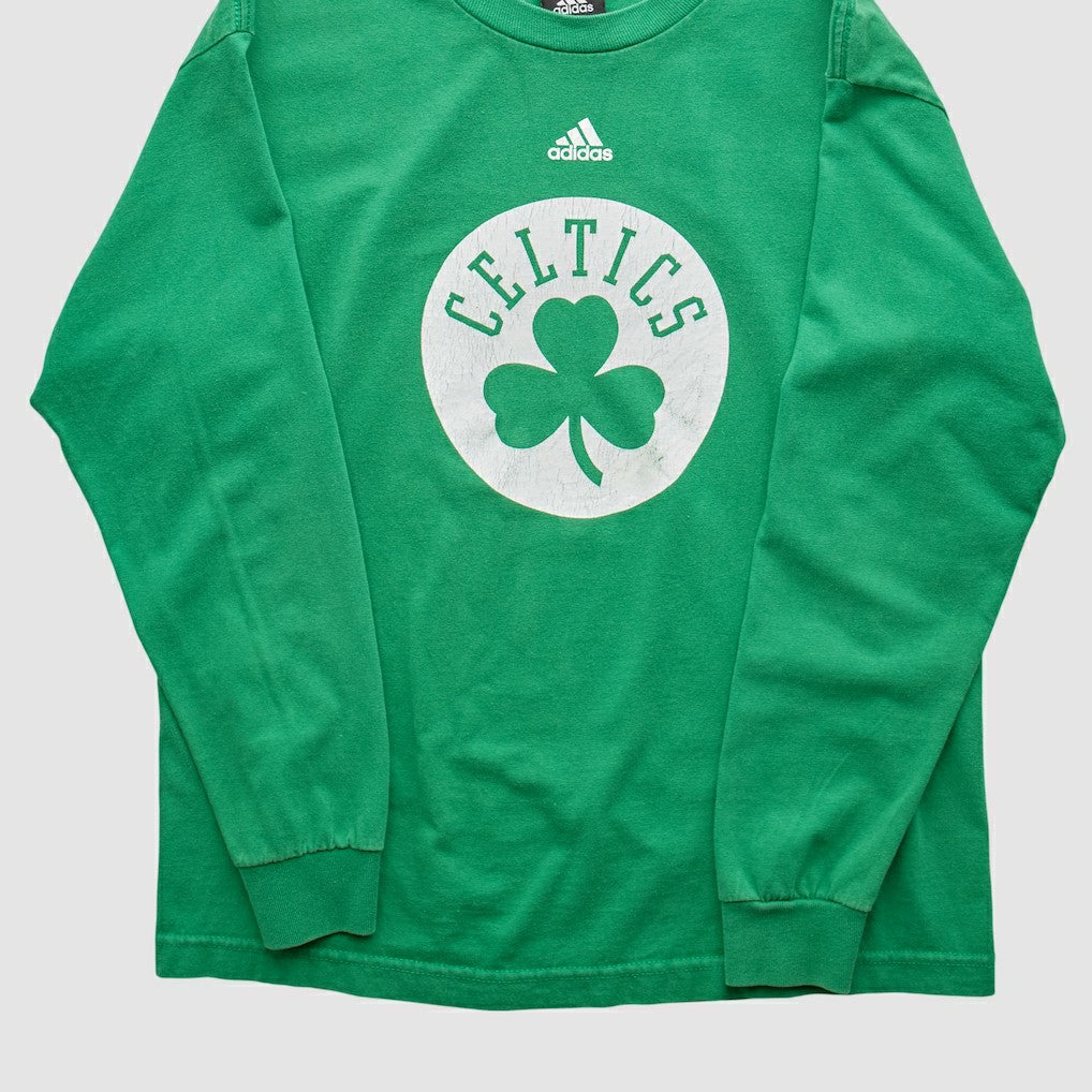 Boston Celtics 2010s Long Sleeve T-shirt Green Vintage | Adidas Lifestyle