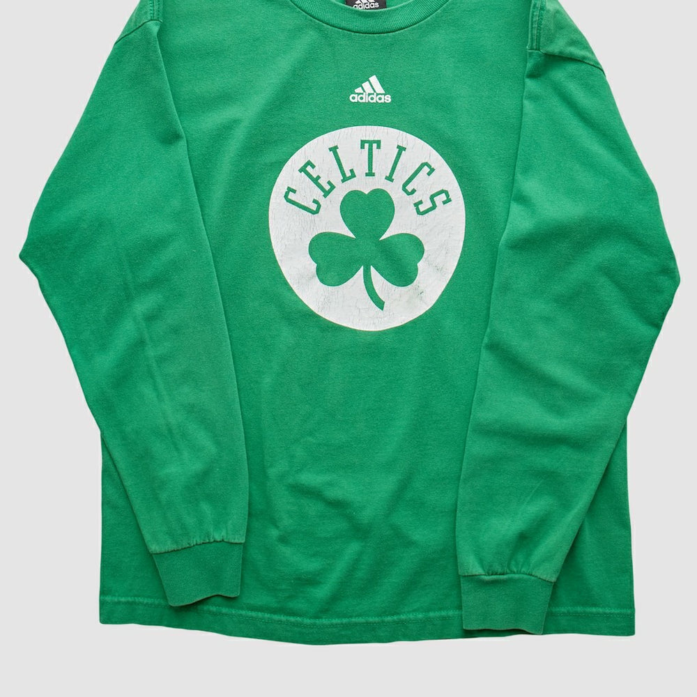 Boston Celtics 2010s Long Sleeve T-shirt Green Vintage | Adidas Lifestyle