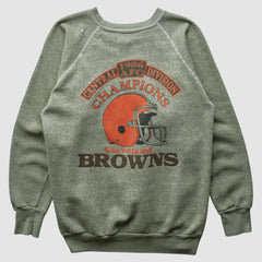 Fanatics Cleveland Browns 1986 Pullover Sweatshirt Olive Vintage