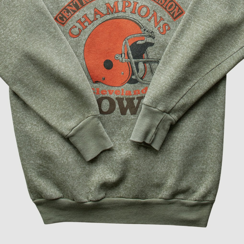 Fanatics Cleveland Browns 1986 Pullover Sweatshirt Olive Vintage