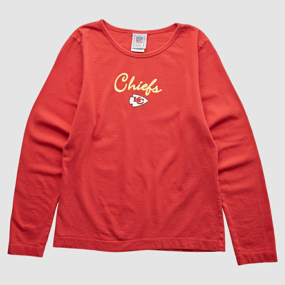 Fanatics Kansas City Chiefs NFL 2000s Long Sleeve T-shirt Red S Vintage