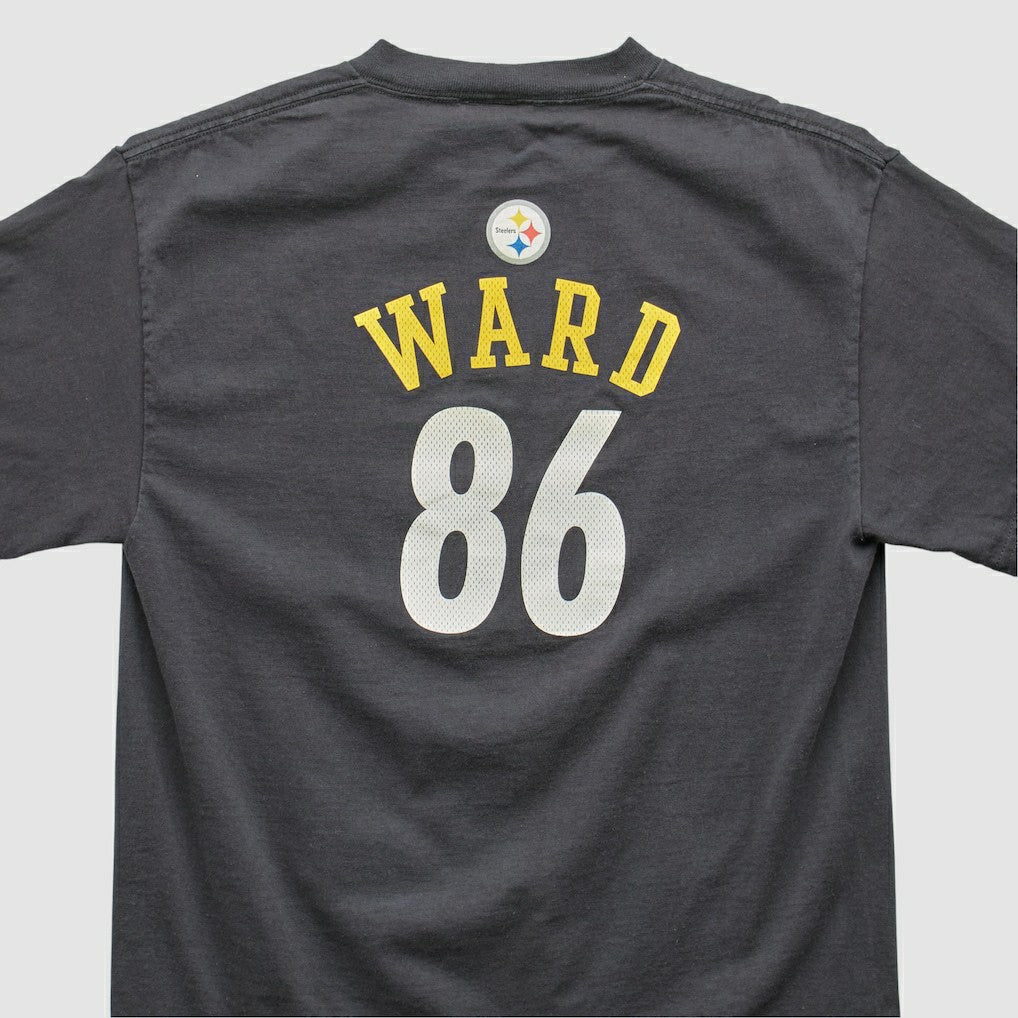 Fanatics Hines Ward Reebok 2000s T-shirt Black Vintage