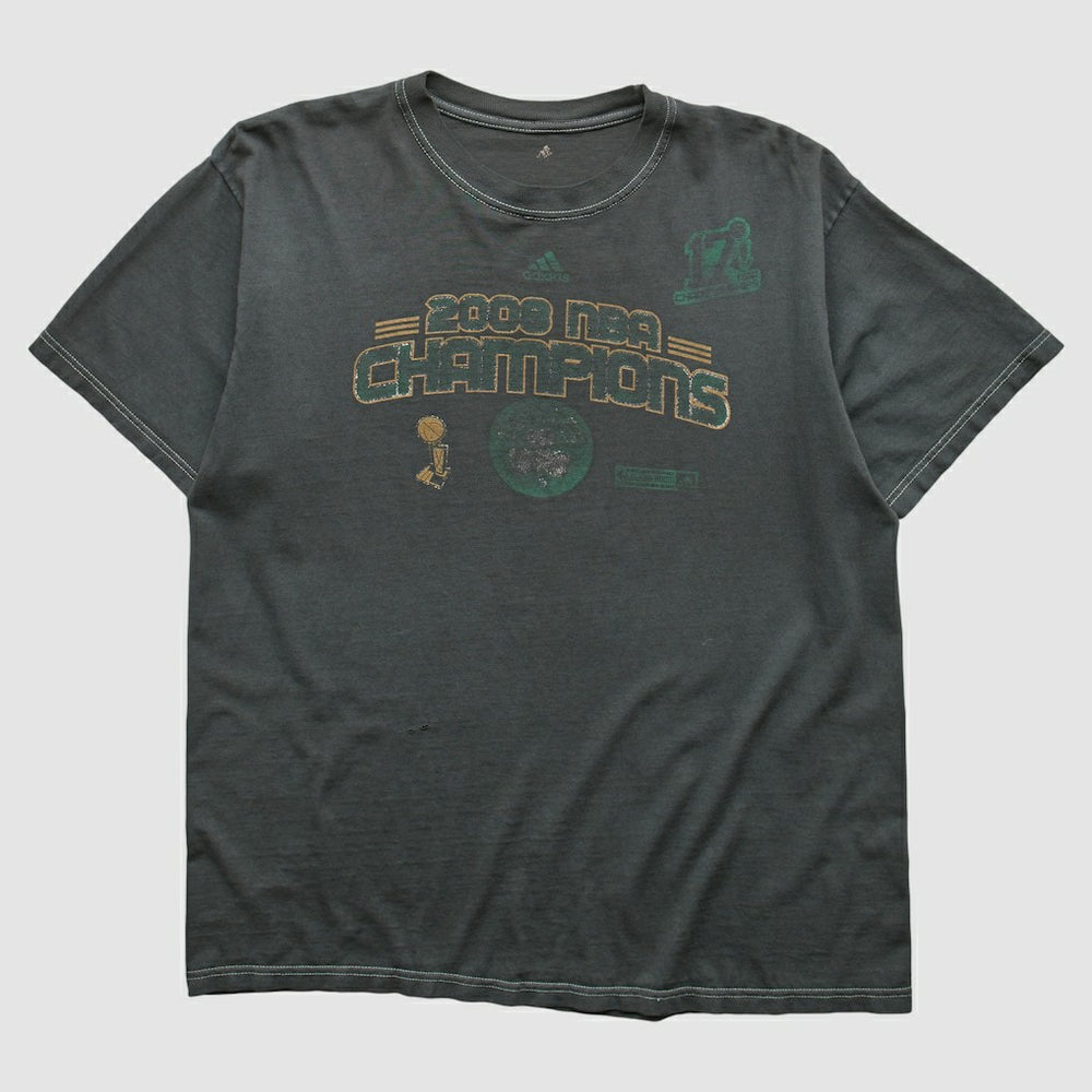 Boston Celtics 2008 T-shirt Charcoal Vintage | Adidas for sale
