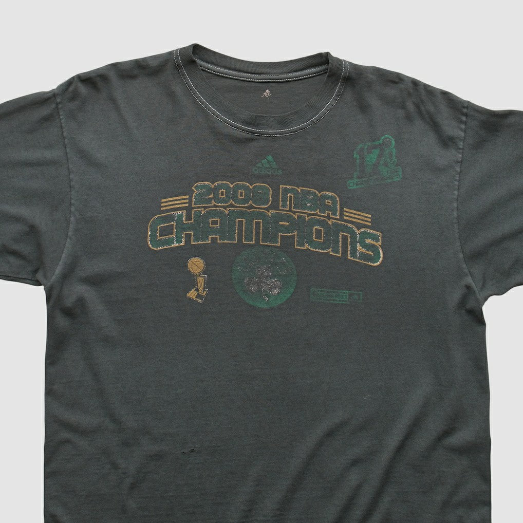 Boston Celtics 2008 T-shirt Charcoal Vintage | Adidas for sale