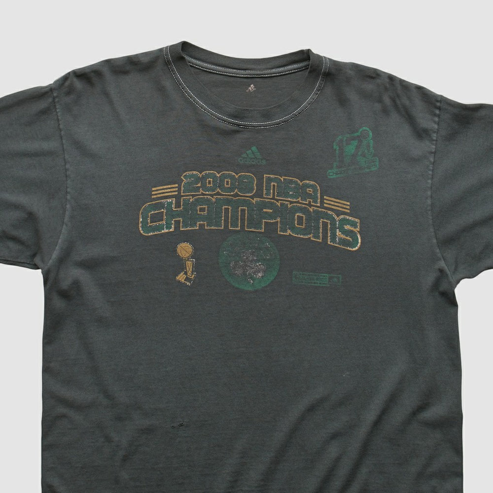 Boston Celtics 2008 T-shirt Charcoal Vintage | Adidas for sale