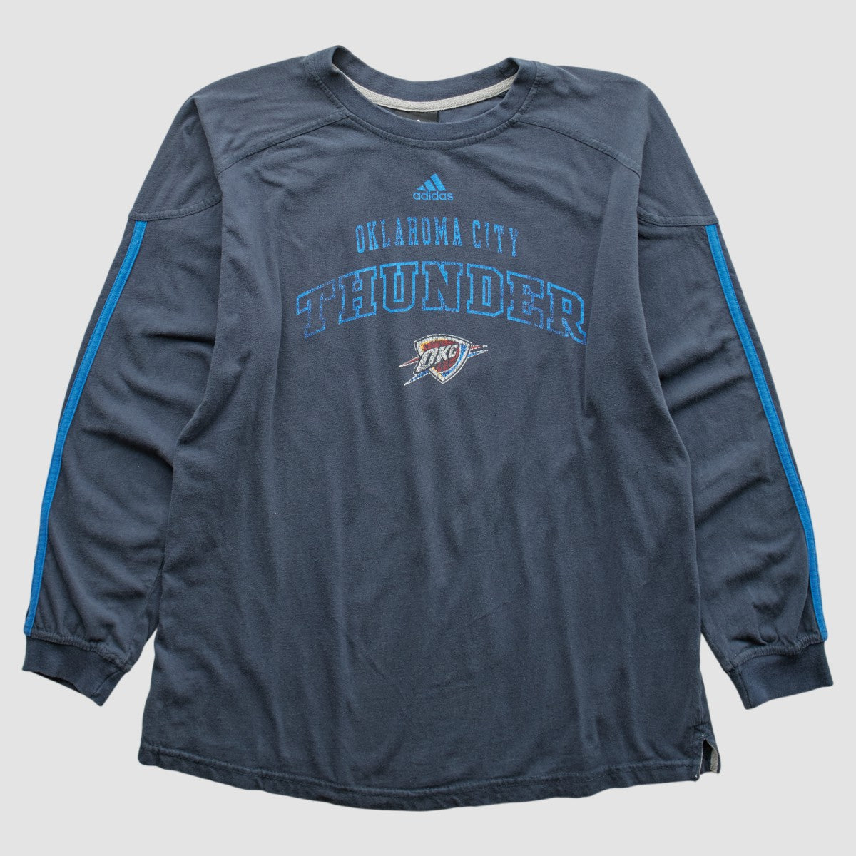 Oklahoma City Thunder 2010s Long Sleeve T-shirt Navy Vintage | Adidas Lifestyle