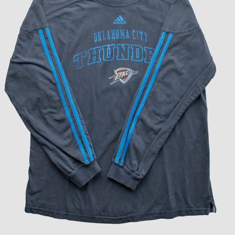 Oklahoma City Thunder 2010s Long Sleeve T-shirt Navy Vintage | Adidas Lifestyle