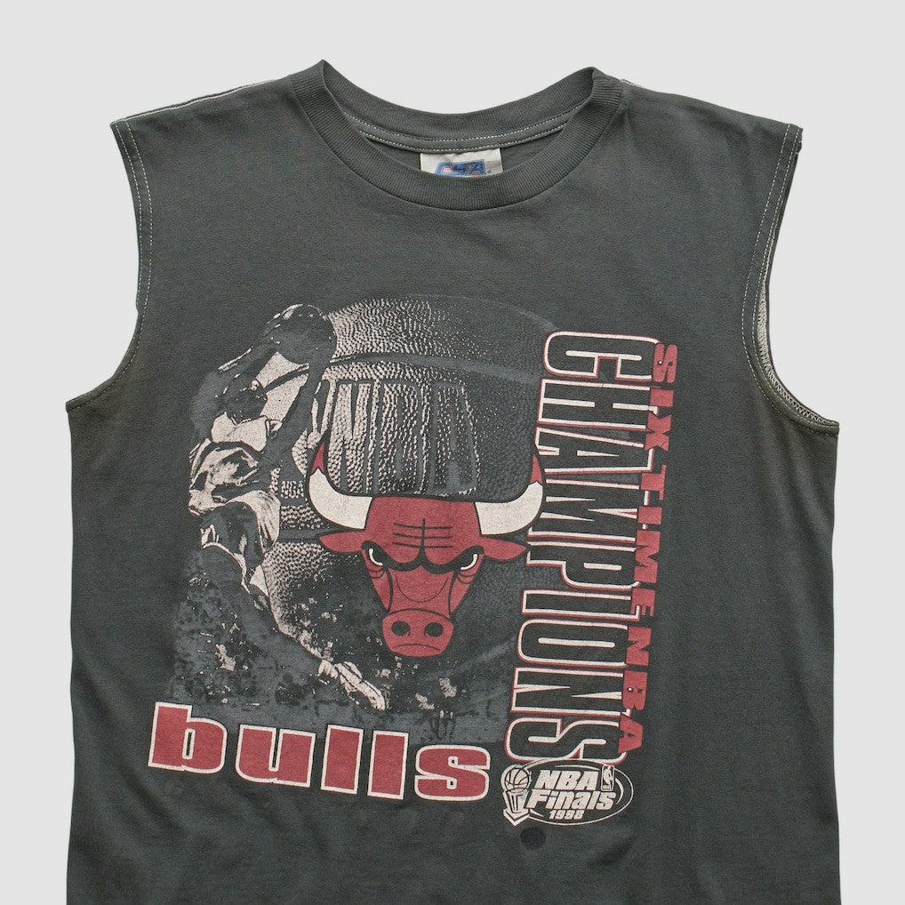 Chicago Bulls CSA 1998 Tank for sale Charcoal Vintage | Vintage Lifestyle