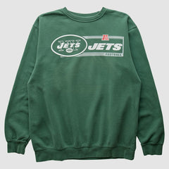 Fanatics New York Jets NFL 2010s Pullover Sweatshirt Green Vintage