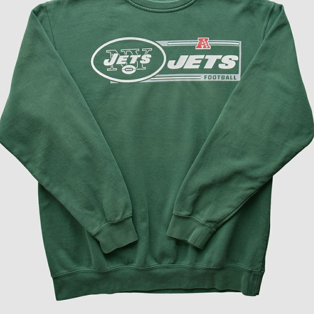 Fanatics New York Jets NFL 2010s Pullover Sweatshirt Green Vintage