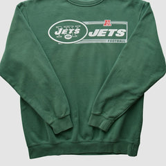 Fanatics New York Jets NFL 2010s Pullover Sweatshirt Green Vintage