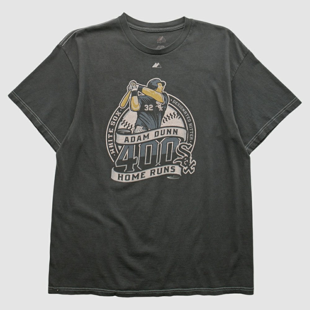 Chicago White Sox Majestic 2000s T-shirt - Charcoal - Vintage - Fanatics on Sale