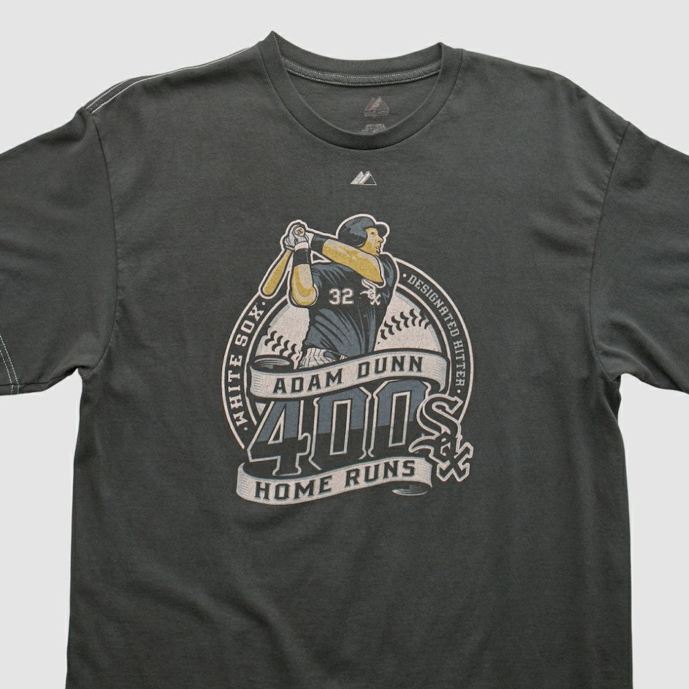 Chicago White Sox Majestic 2000s T-shirt - Charcoal - Vintage - Fanatics on Sale