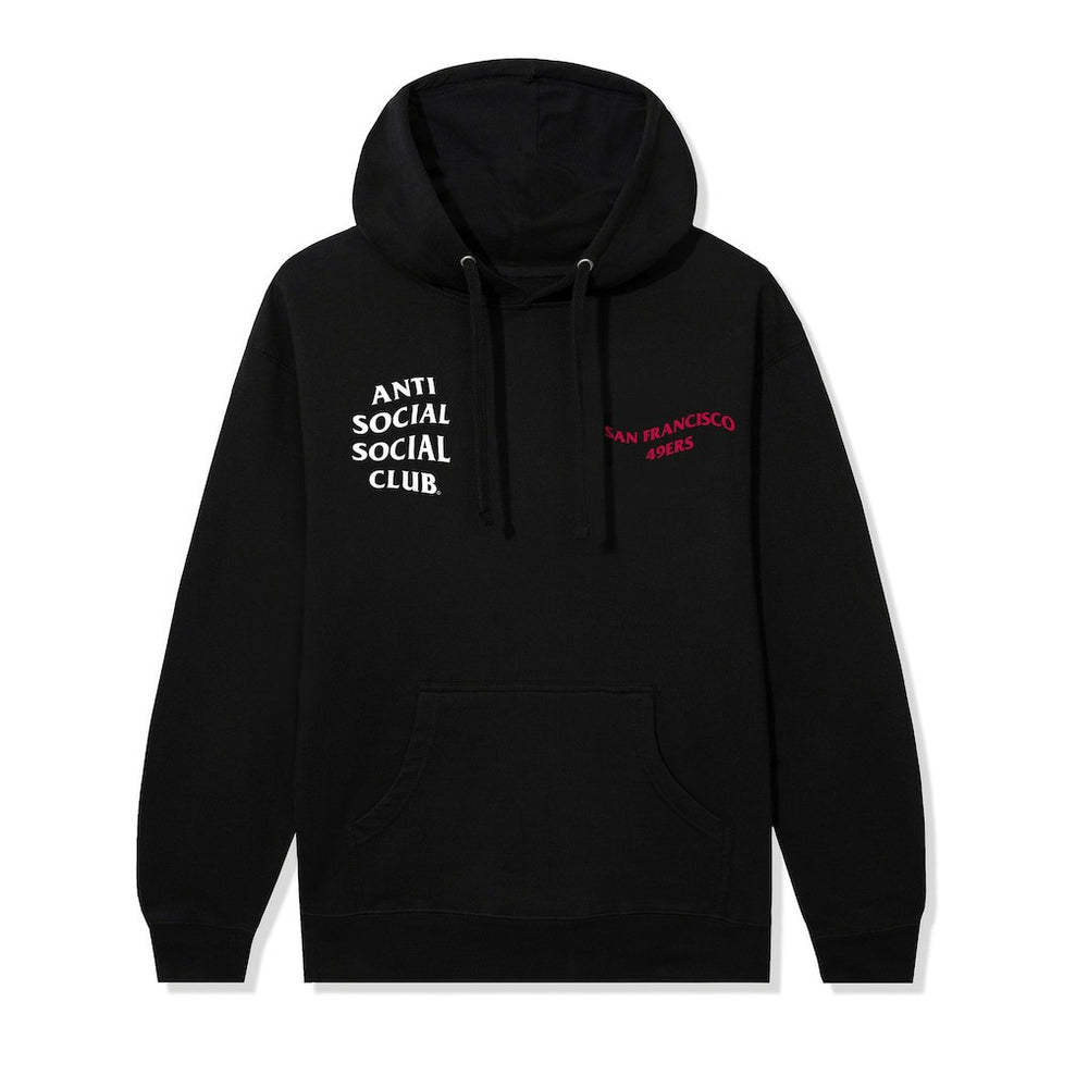San Francisco 49ers AntiSocialSocialClub x NFL Unisex Impact Hoodie Black