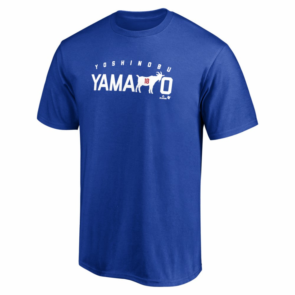 Yoshinobu Yamamoto Los Angeles Dodgers BreakingT Unisex GOAT T-Shirt - Royal - MLB Discount