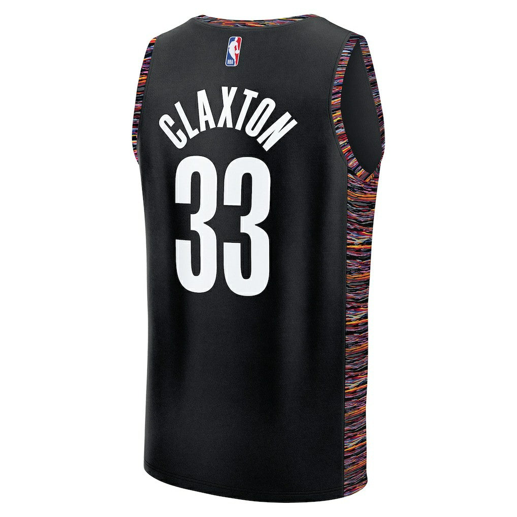 Nic Claxton Brooklyn Nets 2025/26 City Edition Fast Break Jersey Black | Fanatics discount