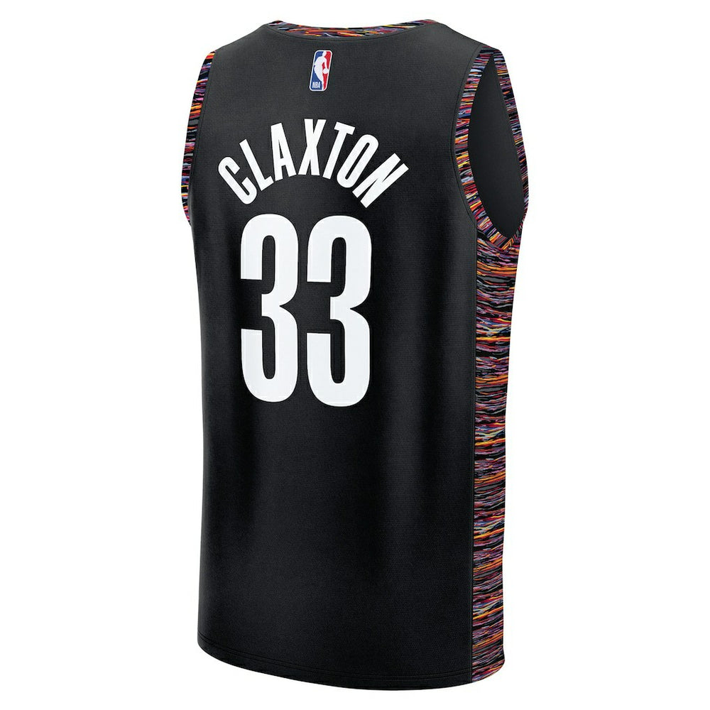 Nic Claxton Brooklyn Nets 2025/26 City Edition Fast Break Jersey Black | Fanatics discount