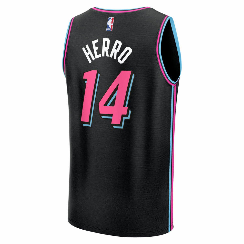 Tyler Herro Miami Heat 2025/26 City Edition Fast Break Jersey Black | Fanatics for sale