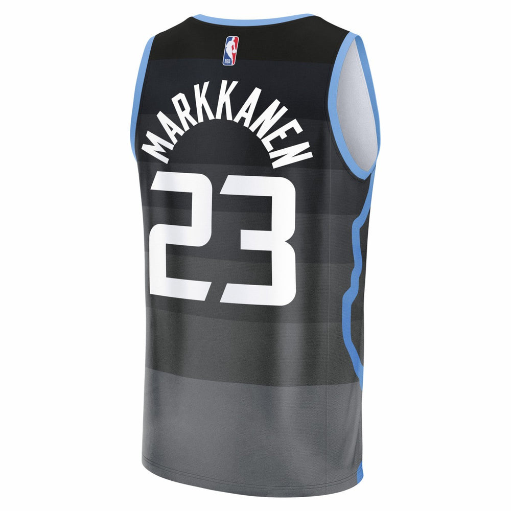 Lauri Markkanen Utah Jazz Youth 2025/26 City Edition Fastbreak Jersey Black | Fanatics outlet