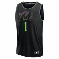Zion Williamson New Orleans Pelicans Youth 2025/26 City Edition Fastbreak Jersey Black | Fanatics
