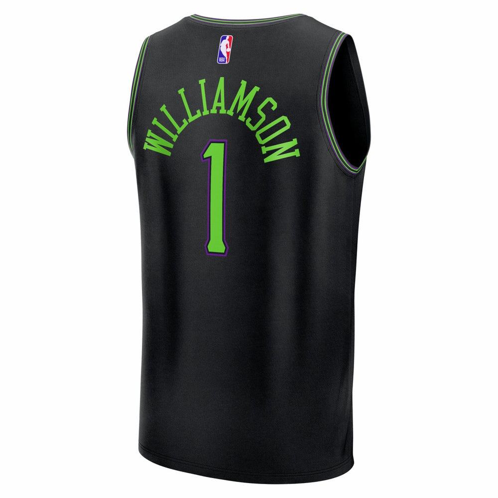 Zion Williamson New Orleans Pelicans Youth 2025/26 City Edition Fastbreak Jersey Black | Fanatics