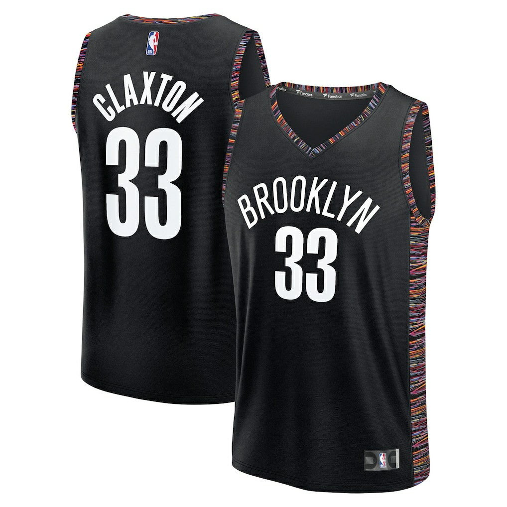 Nic Claxton Brooklyn Nets Youth 2025/26 City Edition Fastbreak Jersey Black | Fanatics