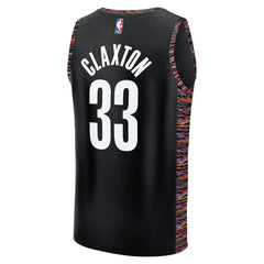 Nic Claxton Brooklyn Nets Youth 2025/26 City Edition Fastbreak Jersey Black | Fanatics