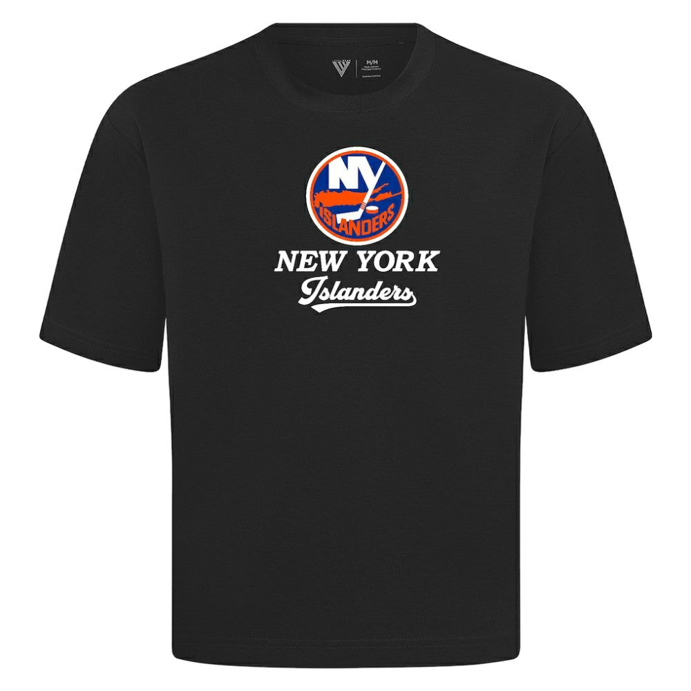 New York Islanders Levelwear Team Surge Luxe Signature Knit T-Shirt - Black - NHL 203613886