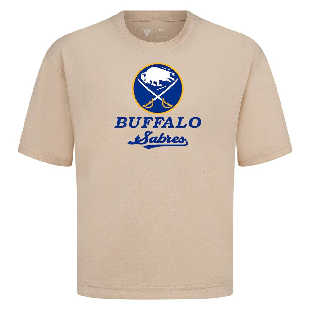 Buffalo Sabres Levelwear Team Surge Luxe Signature Knit T-Shirt - Khaki - NHL 203613887