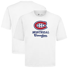 Montreal Canadiens Levelwear Team Surge Luxe Signature Knit T-Shirt - White - NHL 203613914